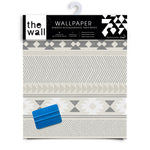 Papel Mural y Vinilico Autoadhesivo para muros de la marca The Wall, diseño de tendencia Andino Beige