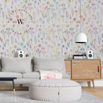 Papel Mural y Vinilico Autoadhesivo para muros de la marca The Wall, diseño de tendencia Aqua Fleur