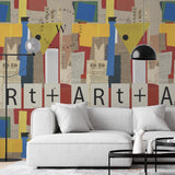 Papel Mural y Vinilico Autoadhesivo para muros de la marca The Wall, diseño de tendencia Art +