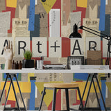 Papel Mural y Vinilico Autoadhesivo para muros de la marca The Wall, diseño de tendencia Art +