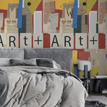 Papel Mural y Vinilico Autoadhesivo para muros de la marca The Wall, diseño de tendencia Art +