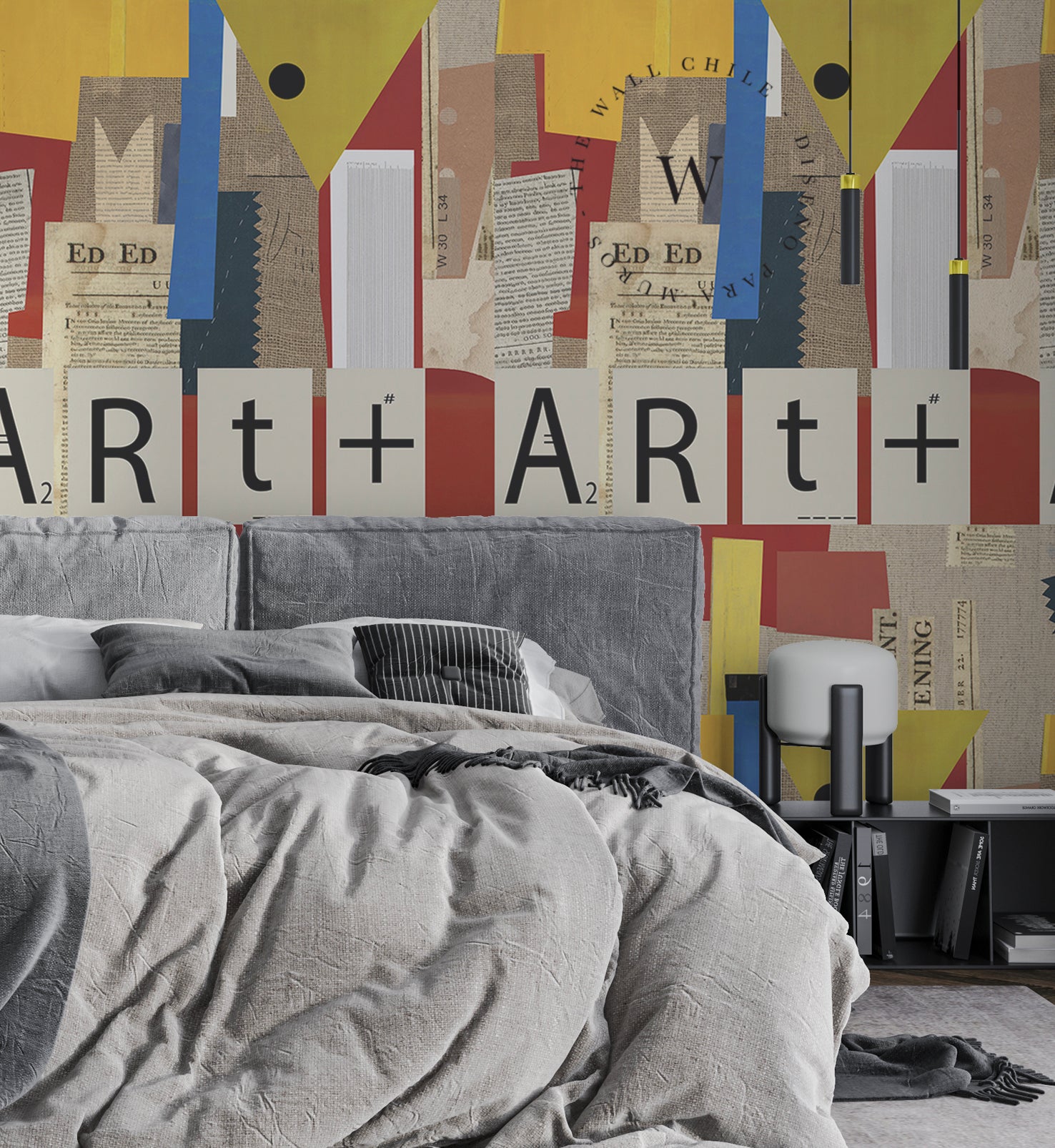 Papel Mural y Vinilico Autoadhesivo para muros de la marca The Wall, diseño de tendencia Art +