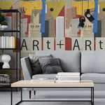 Papel Mural y Vinilico Autoadhesivo para muros de la marca The Wall, diseño de tendencia Art +