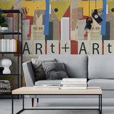 Papel Mural y Vinilico Autoadhesivo para muros de la marca The Wall, diseño de tendencia Art +