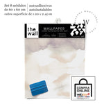 Papel Mural, Papel Pintado, Wallpaper, Mural, Empavonados, Vinilico Autoadhesivo para muros de la marca The Wall, diseño de tendencia Batik