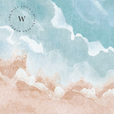 Papel Mural y Vinilico Autoadhesivo para muros de la marca The Wall, diseño de tendencia Beach