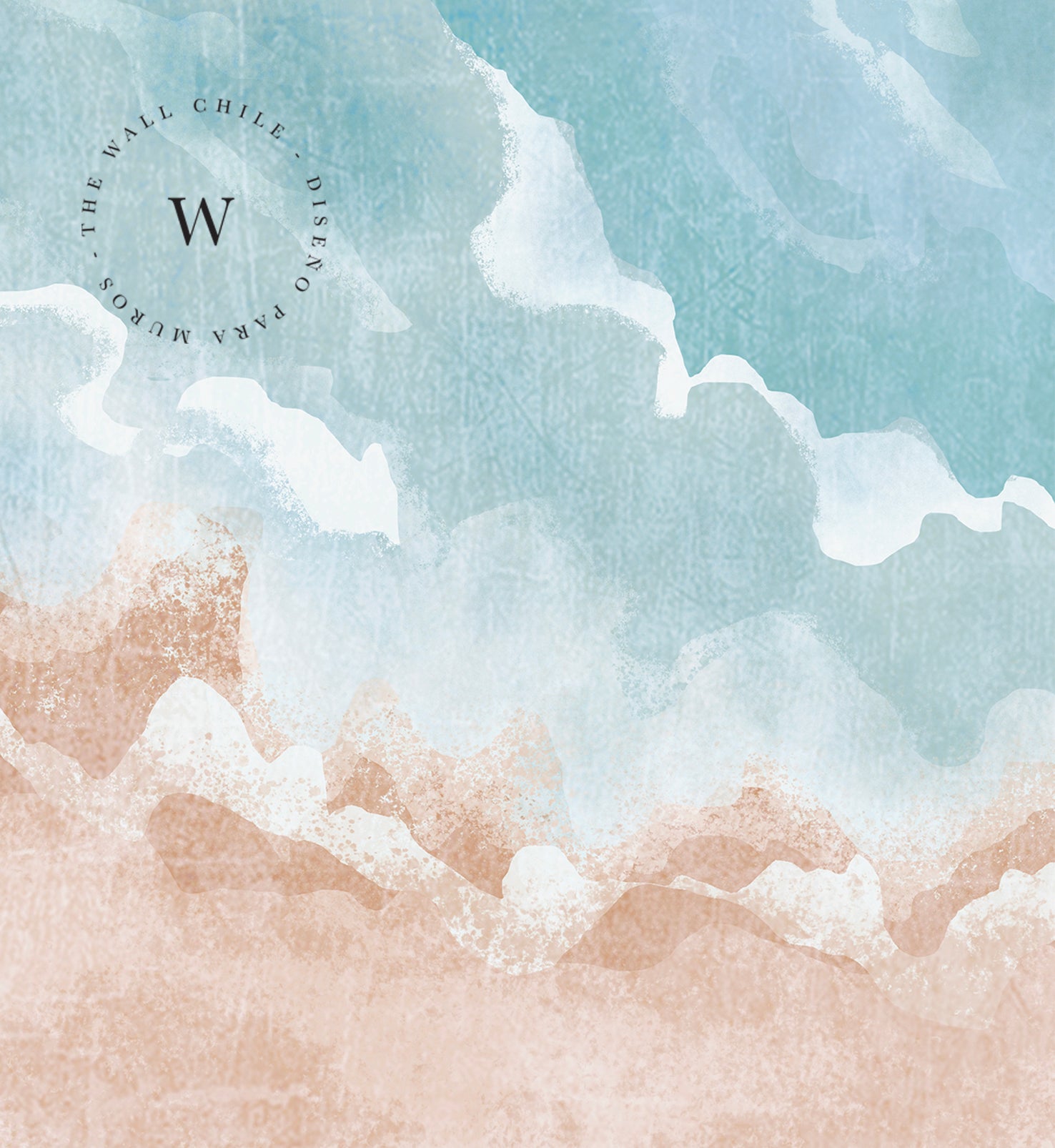 Papel Mural y Vinilico Autoadhesivo para muros de la marca The Wall, diseño de tendencia Beach