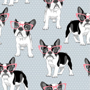 Papel Mural y Vinilico Autoadhesivo para muros de la marca The Wall, diseño de tendencia Beverly Dog