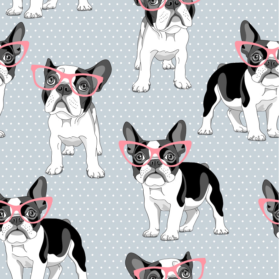 Papel Mural y Vinilico Autoadhesivo para muros de la marca The Wall, diseño de tendencia Beverly Dog