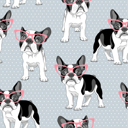 Papel Mural y Vinilico Autoadhesivo para muros de la marca The Wall, diseño de tendencia Beverly Dog