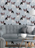 Papel Mural y Vinilico Autoadhesivo para muros de la marca The Wall, diseño de tendencia Beverly Dog