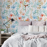 Papel Mural y Vinilico Autoadhesivo para muros de la marca The Wall, diseño de tendencia Big Flowers