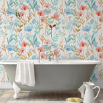 Papel Mural y Vinilico Autoadhesivo para muros de la marca The Wall, diseño de tendencia Big Flowers