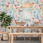 Papel Mural y Vinilico Autoadhesivo para muros de la marca The Wall, diseño de tendencia Big Flowers