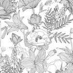 Papel Mural, Papel Pintado, Wallpaper, Mural, Empavonados, Vinilico Autoadhesivo para muros de la marca The Wall, diseño de tendencia Big Garden