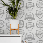 Papel Mural y Vinilico Autoadhesivo para muros de la marca The Wall, diseño de tendencia Bike