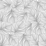 Papel Mural y Vinilico Autoadhesivo para muros de la marca The Wall, diseño de tendencia Black Moustera