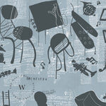 Papel Mural, Papel Pintado, Wallpaper, Mural, Empavonados, Vinilico Autoadhesivo para muros de la marca The Wall, diseño de tendencia Green Graffity The Wall, diseño de tendencia Music