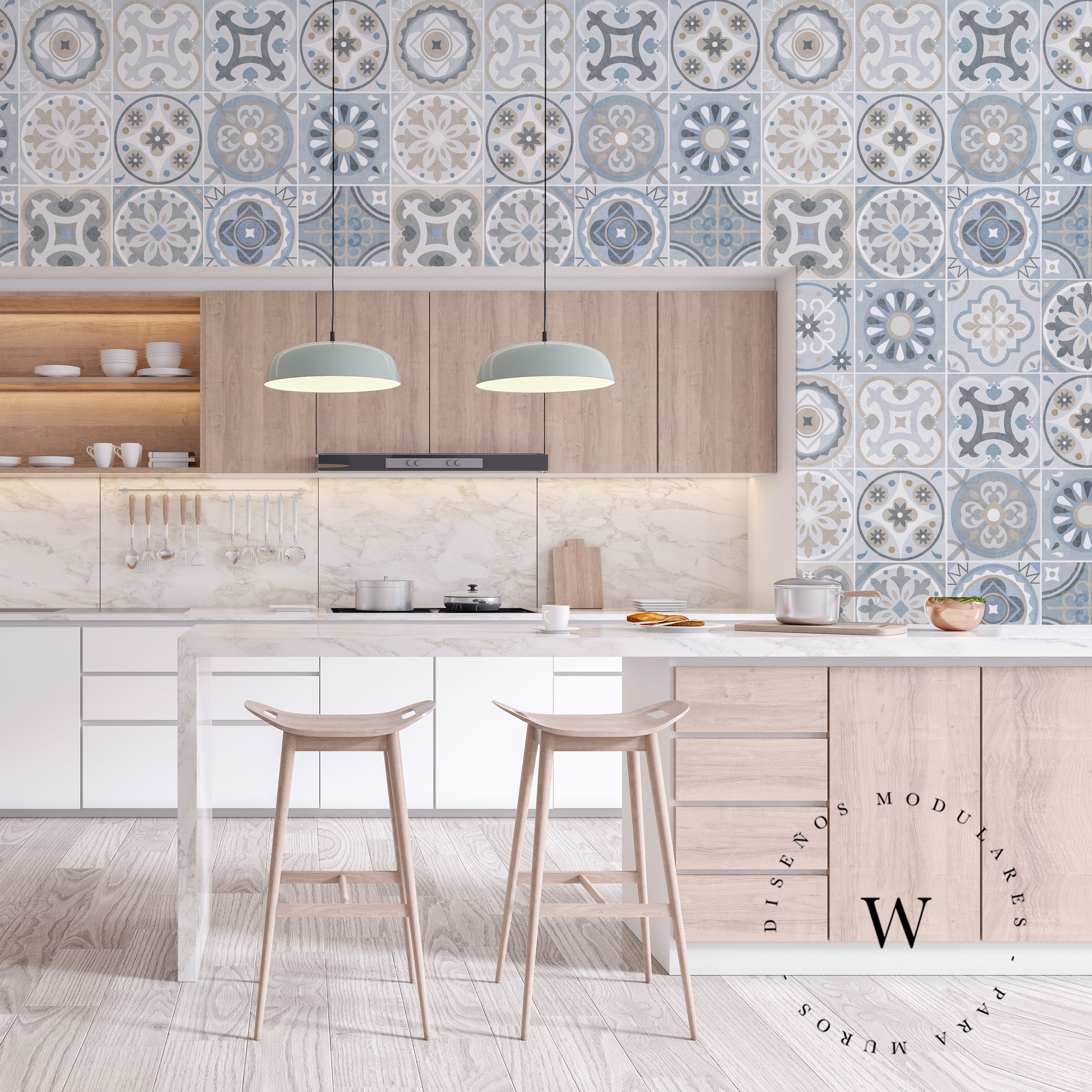 Blue Mosaico