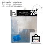 Papel Mural, Papel Pintado, Wallpaper, Mural, Empavonados, Vinilico Autoadhesivo para muros de la marca The Wall, diseño de tendencia Blue Paint
