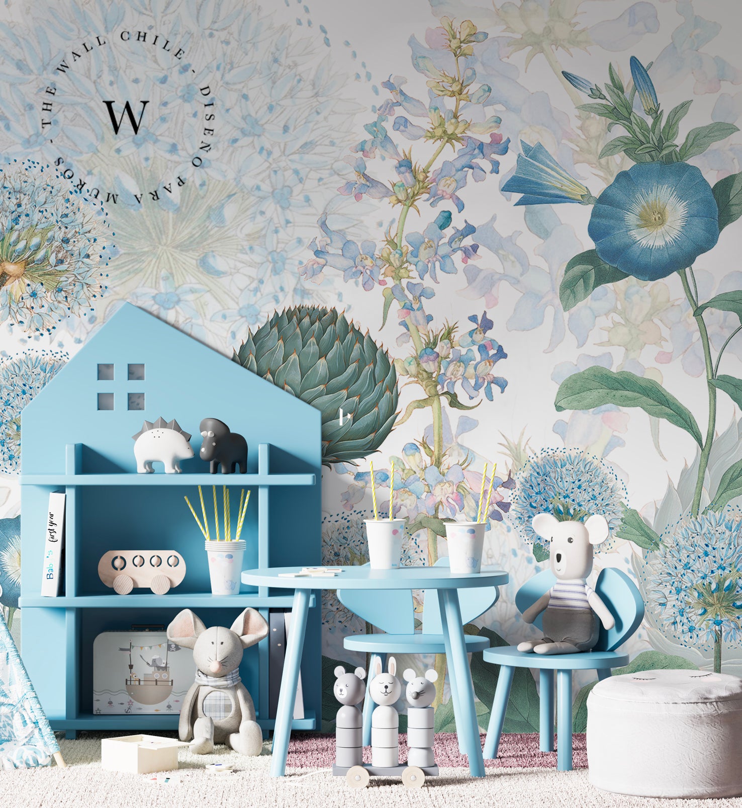 Blue Wild Meadow