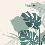 Papel Mural, Papel Pintado, Wallpaper, Mural, Empavonados, Vinilico Autoadhesivo para muros de la marca The Wall, diseño de tendencia Botanic Moustera