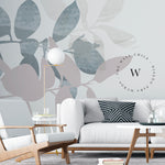 Papel Mural, Papel Pintado, Empavonados, Vinilico Autoadhesivo para muros de la marca The Wall, diseño de tendencia Boanico