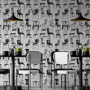 Papel Mural y Vinilico Autoadhesivo para muros de la marca The Wall, diseño de tendencia Chair