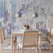Papel Mural, Papel Pintado, Wallpaper, Mural, Empavonados, Vinilico Autoadhesivo para muros de la marca The Wall, diseño de tendencia City Color