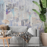 Papel Mural, Papel Pintado, Wallpaper, Mural, Empavonados, Vinilico Autoadhesivo para muros de la marca The Wall, diseño de tendencia City Color