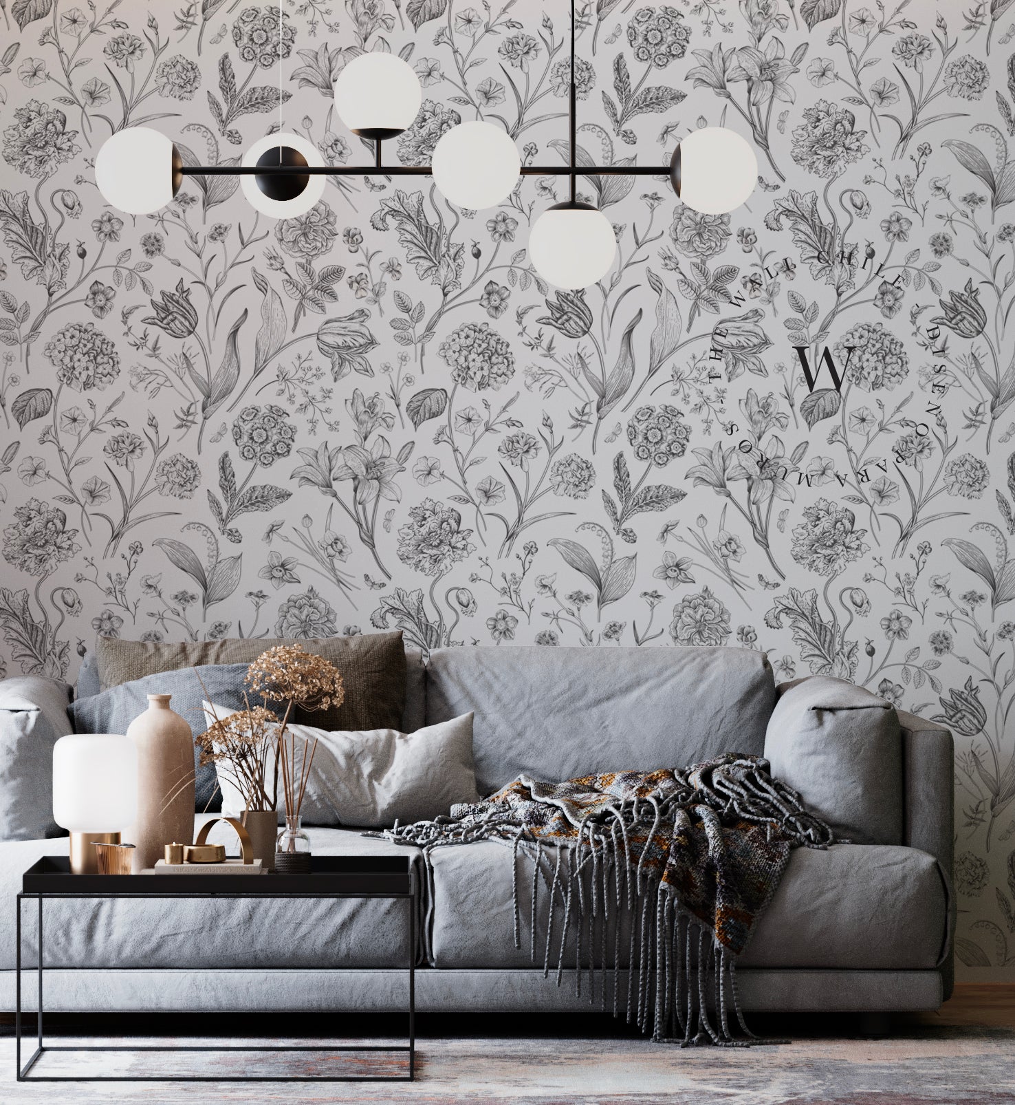 Classic Flower Black