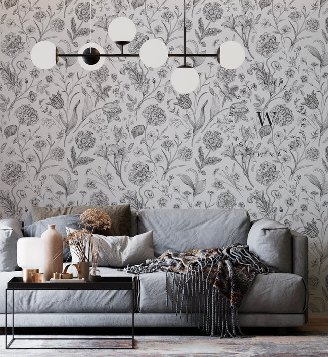 Classic Flower Black