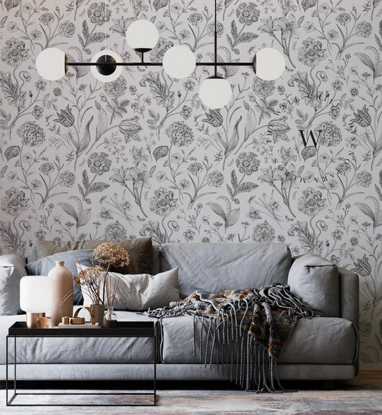 Classic Flower Black