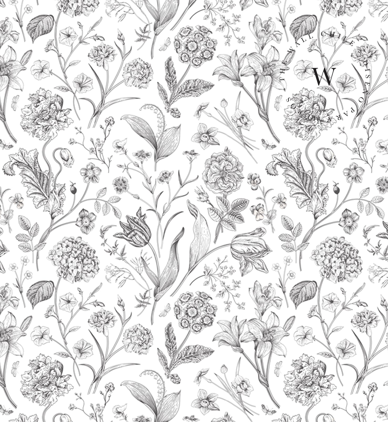 Classic Flower Black