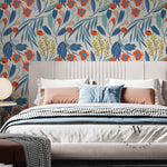 Papel Mural y Vinilico Autoadhesivo para muros de la marca The Wall, diseño de tendencia Color Garden