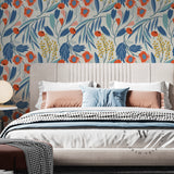 Papel Mural y Vinilico Autoadhesivo para muros de la marca The Wall, diseño de tendencia Color Garden