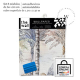 Papel Mural, Papel Pintado, Wallpaper, Mural, Empavonados, Vinilico Autoadhesivo para muros de la marca The Wall, diseño de tendencia Color Lanscape