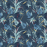 Papel Mural, Papel Pintado, Wallpaper, Mural, Empavonados, Vinilico Autoadhesivo para muros de la marca The Wall, diseño de tendencia Dark Botanic