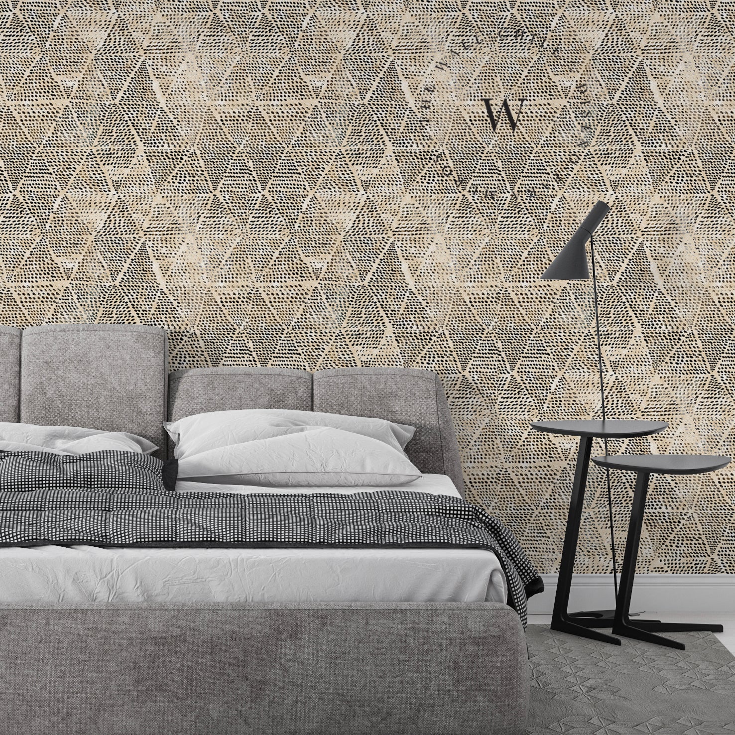 Papel Mural, Papel Pintado, Wallpaper, Mural, Empavonados, Vinilico Autoadhesivo para muros de la marca The Wall, diseño de tendencia Drip Diamond