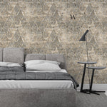 Papel Mural, Papel Pintado, Wallpaper, Mural, Empavonados, Vinilico Autoadhesivo para muros de la marca The Wall, diseño de tendencia Drip Diamond