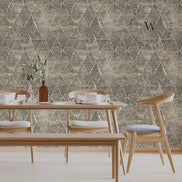 Papel Mural, Papel Pintado, Wallpaper, Mural, Empavonados, Vinilico Autoadhesivo para muros de la marca The Wall, diseño de tendencia Drip Diamond