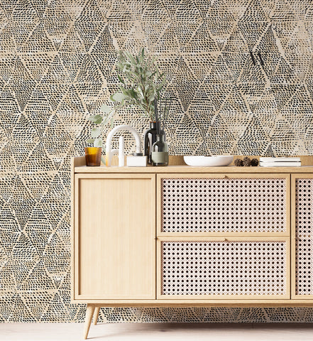 Papel Mural, Papel Pintado, Wallpaper, Mural, Empavonados, Vinilico Autoadhesivo para muros de la marca The Wall, diseño de tendencia Drip Diamond