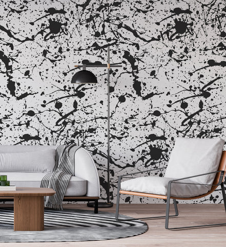 Papel Mural y Vinilico Autoadhesivo para muros de la marca The Wall, diseño de tendencia Dripping