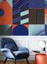 Papel Mural, Papel Pintado, Wallpaper, Mural, Empavonados, Vinilico Autoadhesivo para muros de la marca The Wall, diseño de tendencia Eye See U