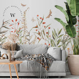 Flowers and Butterfly