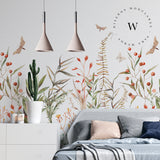 Flowers and Butterfly