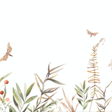 Flowers and Butterfly