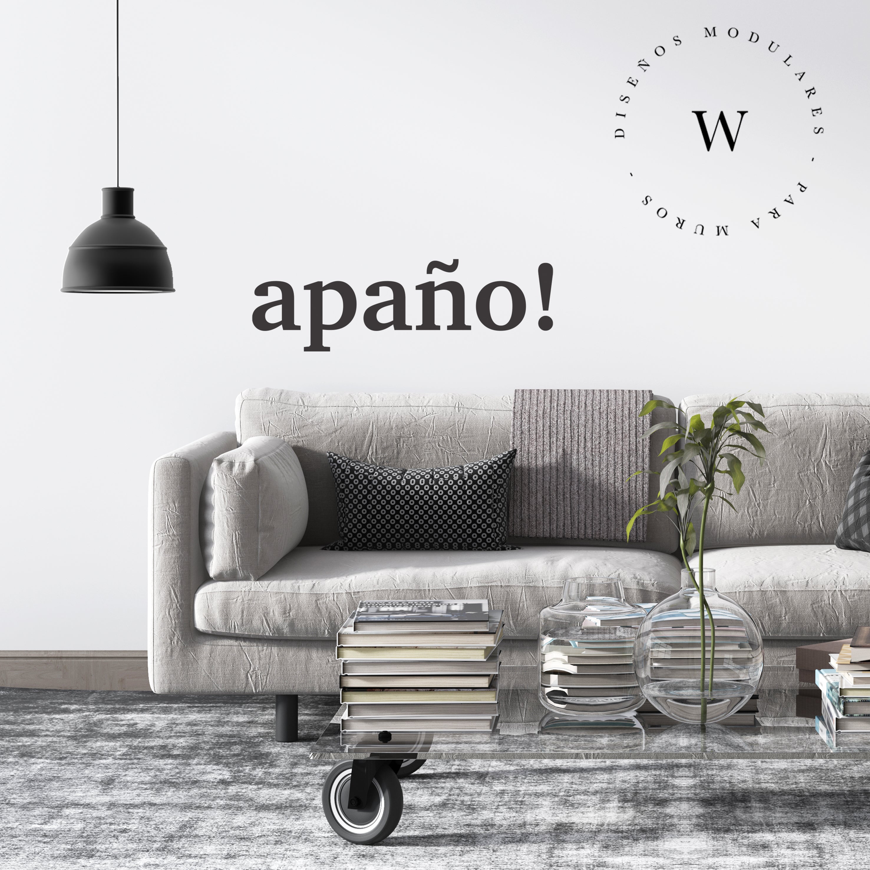 The Wall, sticker para muros, trasforma tu espacio por ti mismo, de manera fácil y rápida. Diseño Apaño