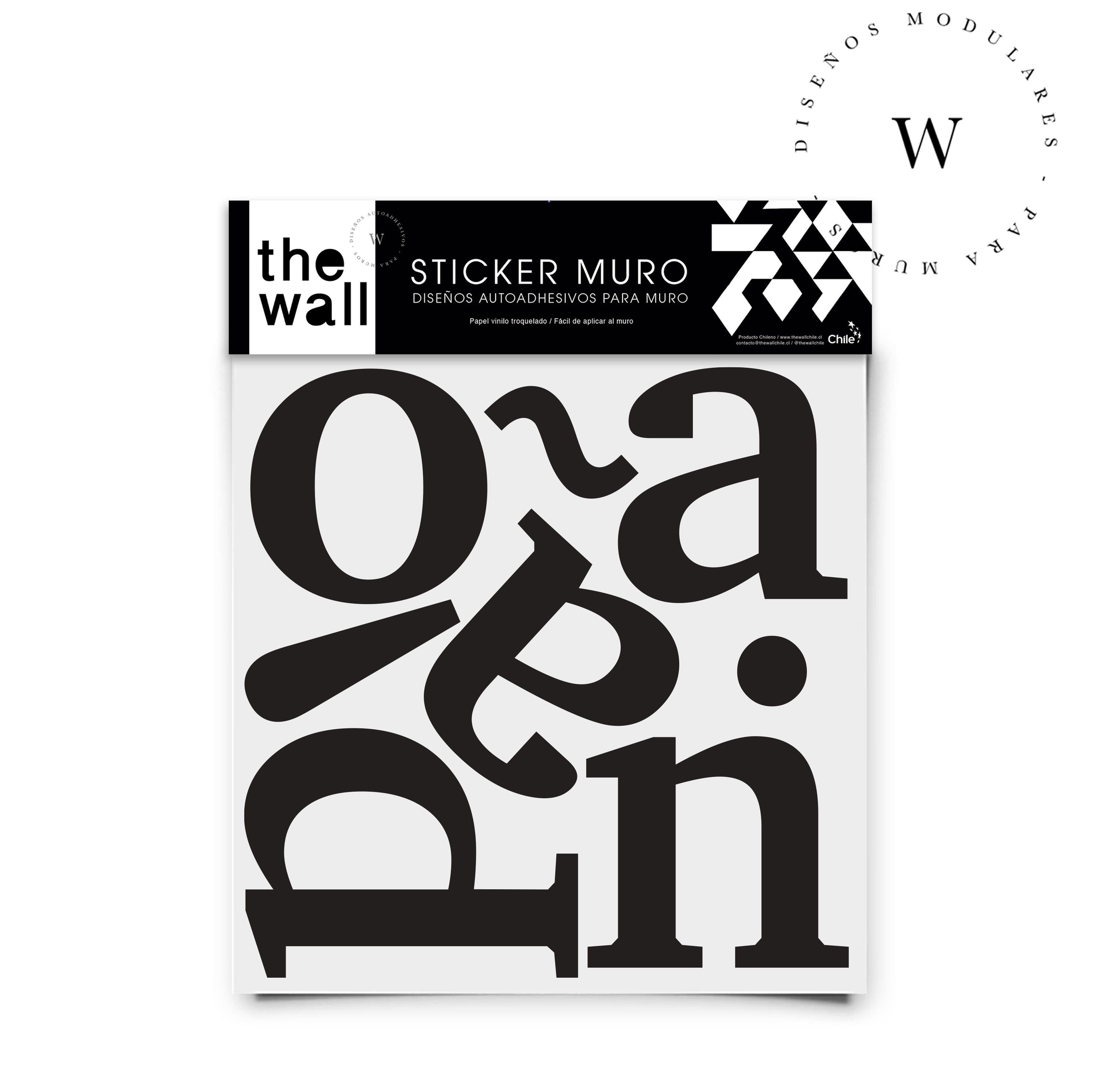 The Wall, sticker para muros, trasforma tu espacio por ti mismo, de manera fácil y rápida. Diseño Apaño