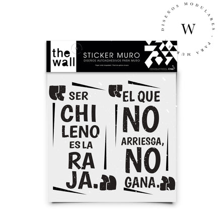 The Wall, sticker para muros, trasforma tu espacio por ti mismo, de manera fácil y rápida. Diseño Arriesga